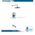 Wall concealed thermostatic shower